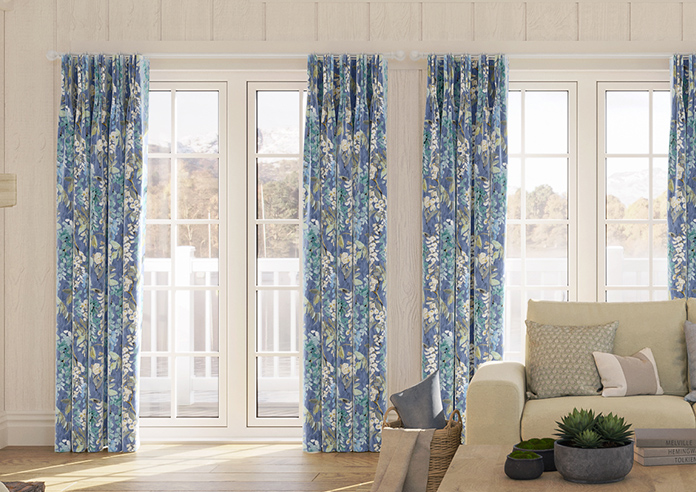 Wisteria, Marine - Made to Measure Curtains - Image 3